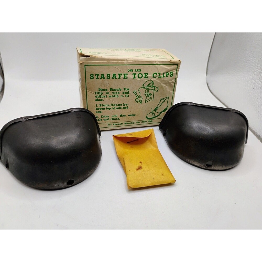 Standard Safety Equipment CO 1 Pair of Stasafe Toe Clips Steel Toe USA 1